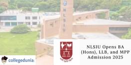 NLSIU Opens BA Hons LLB and MPP Admission 2025